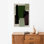 Art mural abstrait géométrique minimaliste matin
