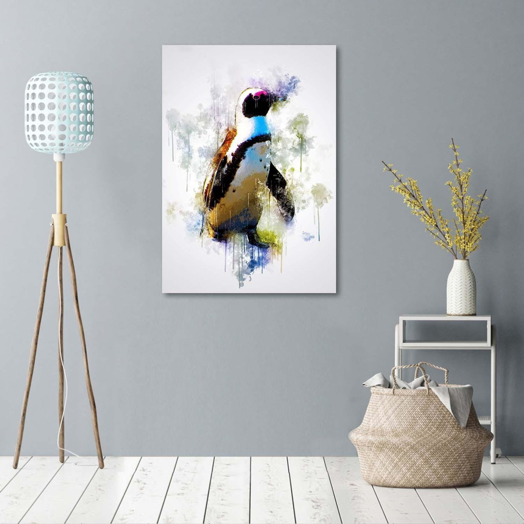 Poster Bunter Pinguin