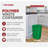 Rev-A-Shelf Polymer Replacement Trash Bin-96003671-96003674
