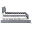 Lit plateforme tapissier Cozy Feeling Grey-1009071697