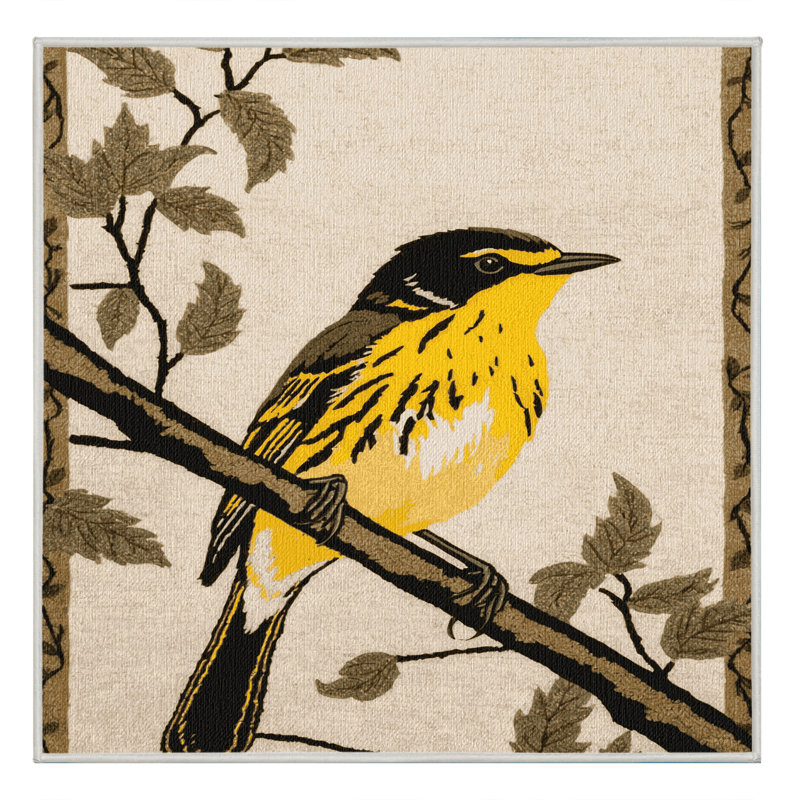  Tapis lavable jaune, Carré 3 pi