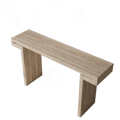 Rustic Farmhouse Console Table with Distressed Finish