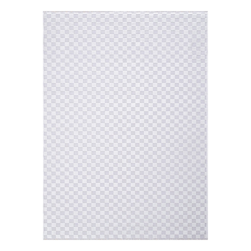 Rhanada Geometric Machine Made Indoor / Outdoor Area Rug, Runner 3'3" x 11'6"