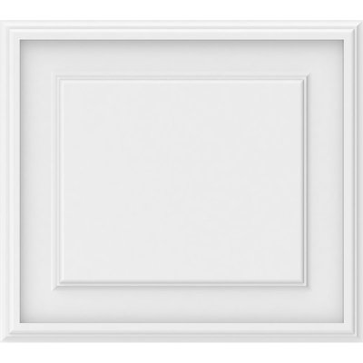Panneau mural surélevé en PVC blanc Legacy