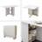 Folding Drop Leaf Dining Table With 6 Wheels And 2-Layer Storage Shelf, Space Saving Table For Small Spaces, 47.2 Inch D X 23.6 Inch W X 30.3 Inch H