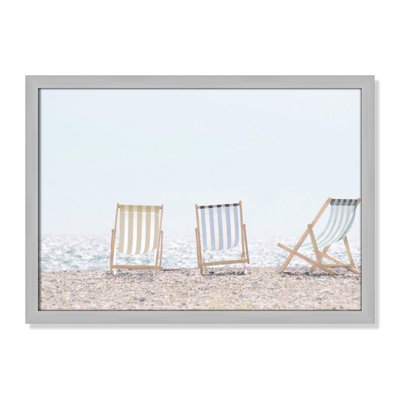 Adriatica "Beach Chairs" Print by Leah Straatsma