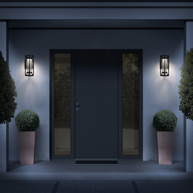 Applique murale en aluminium Roslyn, H 14 po x l 6,13 po x P 7,25 po, 13 W