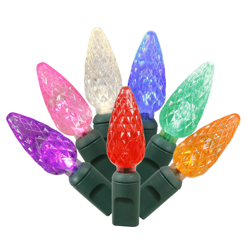 LED Single Mold Christmas Light Set, Multi