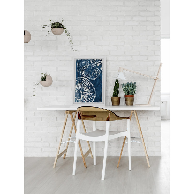 Sea Batik IV by Marmont Hill - Single Picture Frame Painting, 20cm H x 30cm W