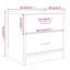Kozeta 40 cm W Bedside Table