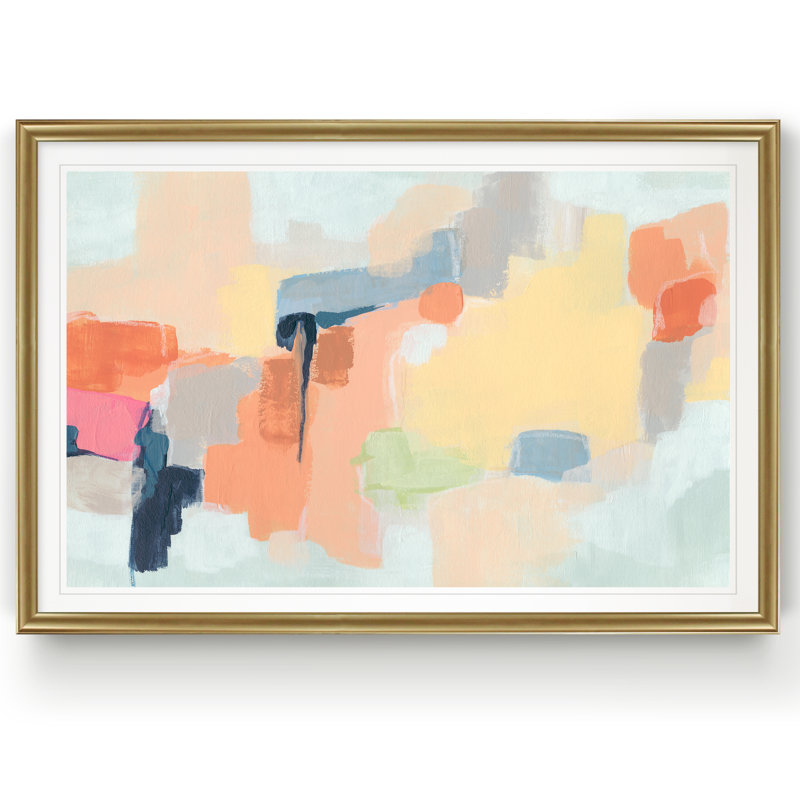 Cartographe, reproduction sur toile, H 26,5 po x l 36,5 po x P 1,5 po, Encadrement doré
