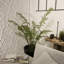 Panneau mural blanc cassé 19,7 po x 19,7 po