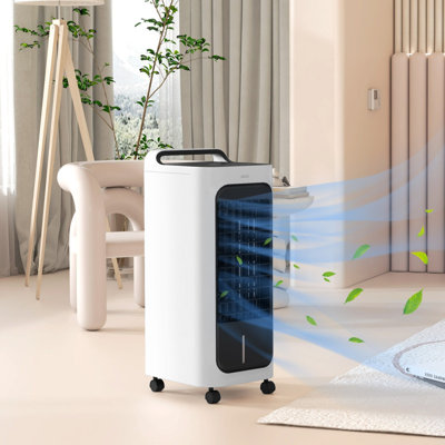 Refroidisseur d'air évaporatif 26-en-1 avec refroidisseur d'air 3-en-1 avec refroidisseur d'air à 90 ° et refroidisseur d'air portatif pour la chambre à coucher