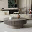 Table basse ronde avec rangement