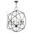 Lesperance 6-Light Steel Globe Chandelier -1470510441