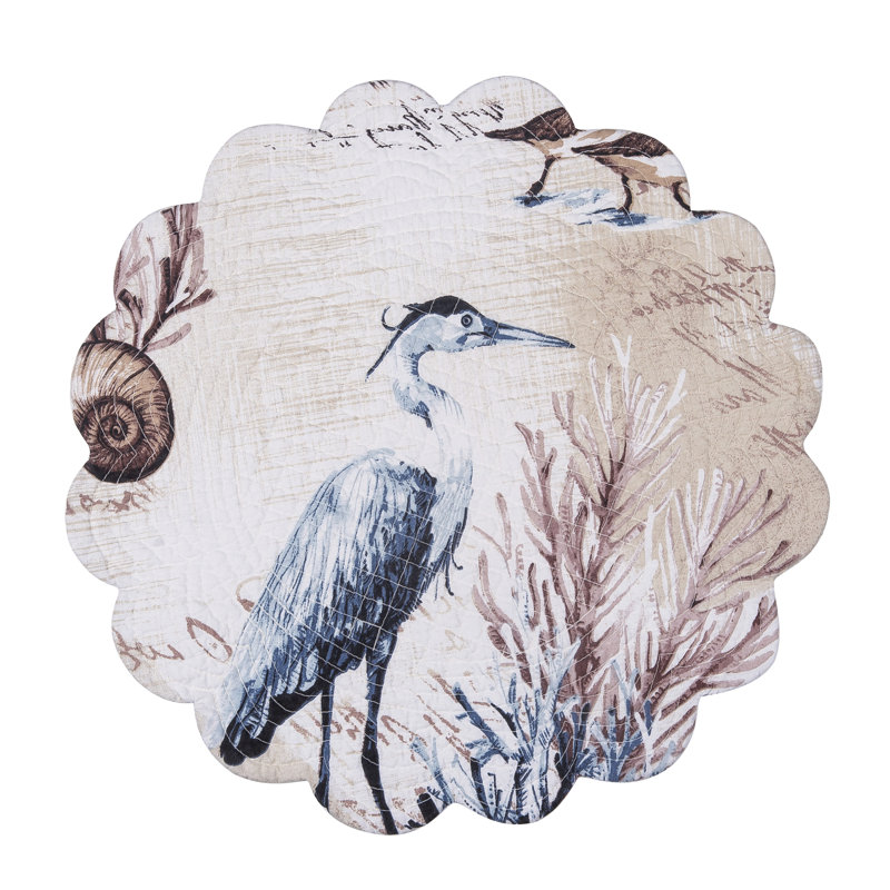 Ensemble de 6 napperons en coton Brunswick Island
