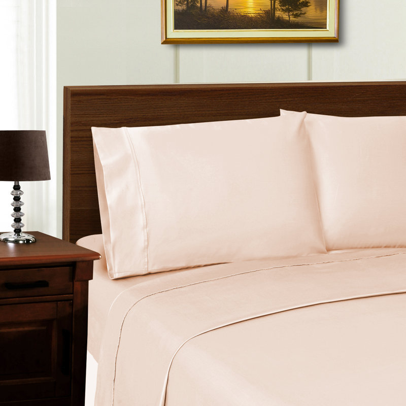 Larksville Tencel Polyester Blend 1000 Thread Count Sheet Set, Blue, California King