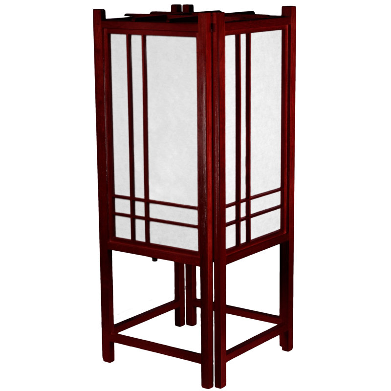 Keitez Solid Wood Table Lamp, Rosewood