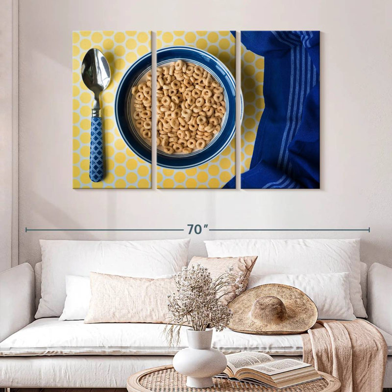 Milky Cereal For Breakfast, 32" H x 50" W