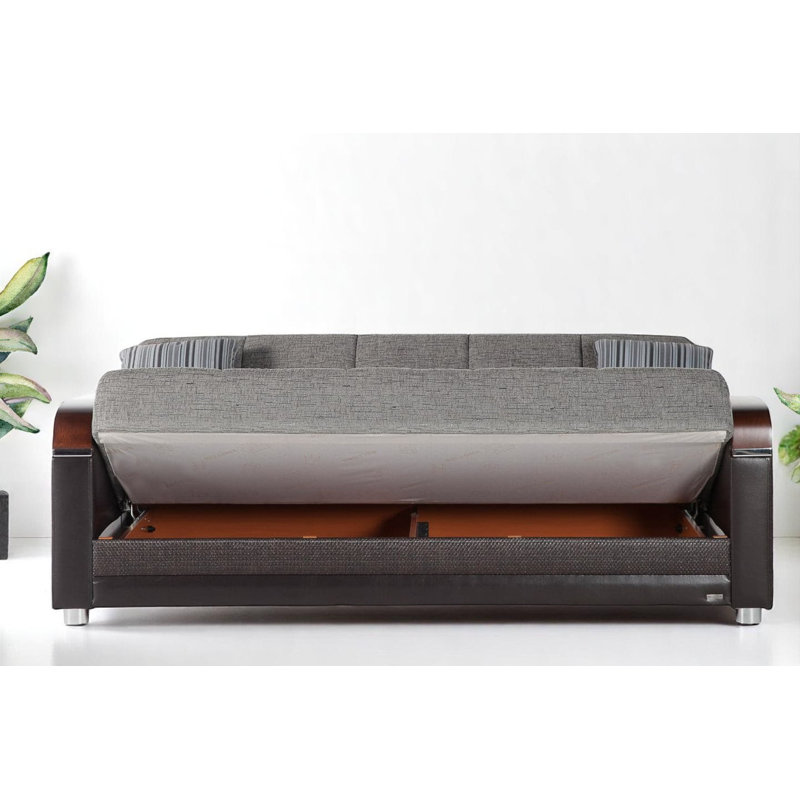 Canapé convertible, Gris
