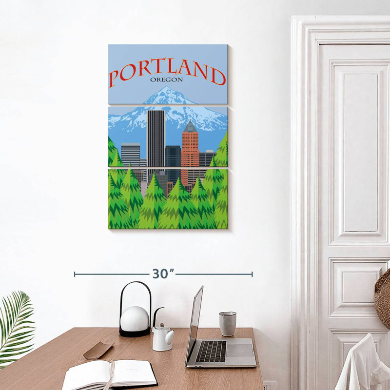 Sireci Portland Poster, 32" H x 20" W
