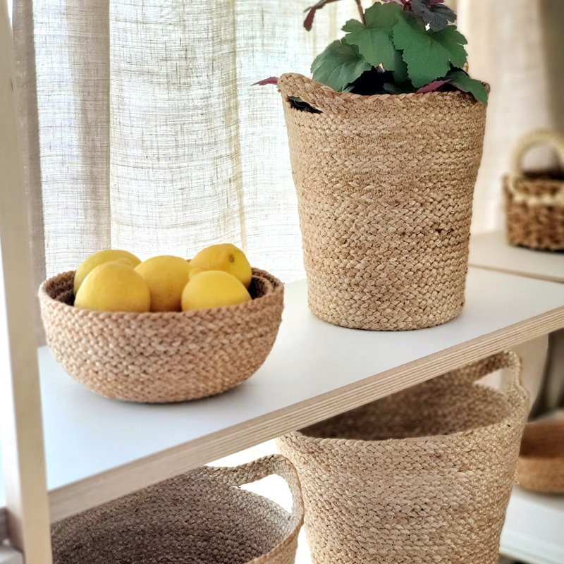 Rosecliff Heights KATA Jute / Sisal Decorative Basket