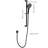 Handheld Shower With 59-Inch Hose & 28-Inch Slide Bar, Matte Black Color, Stainless Steel Craftsmanship, Adjustable To Meet Your Requirements, Strong Water Flow Rate, Nozzles For Smooth Outlet, Rust-