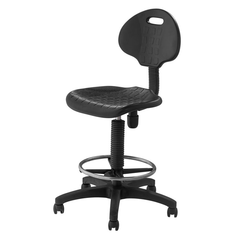 Tabouret industriel à hauteur ajustable, 22 po à 32 po