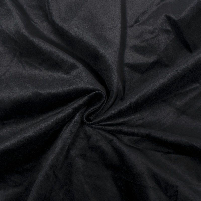Lit plateforme en tissu d'ameublement, Très grand lit, Noir