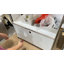 Buffet modulaire en métal avec classeur à 2 niveaux-1799628321