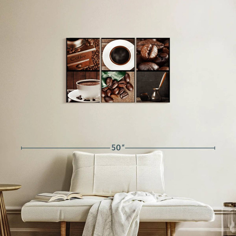 Yarlin Coffee Collage, 20" H x 33" W