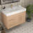 35.4" Wall-Mounted Single Bathroom Vanity Set-98419997
