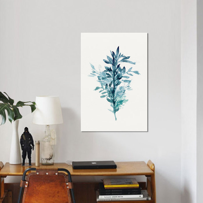 « botanique iii », impression sur toile, H 26 po x l 18 po x P 1,5 po, Toile tendue, Pas de tapis