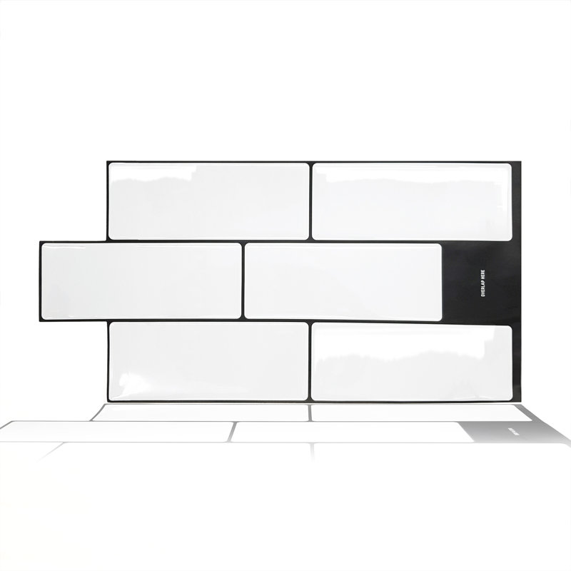 Peel & Stick Subway Tile, Cherry Red