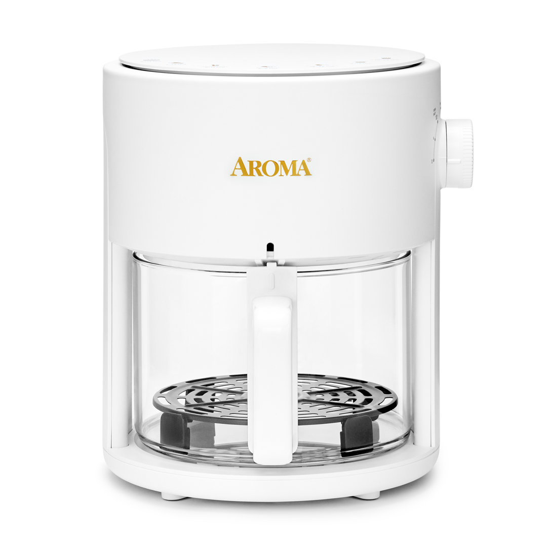 Aroma® Glass Air Fryer And Countertop Convection Oven (3 Quart) Aroma