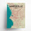 «Marseille City Map», impression-337405613-337405620