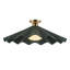 Plafonnier semi-encastré vert pin 25 po Furrow-124959497-124959496