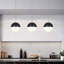 Luminaire suspendu sphère 1 lumière DEL Cobden-294502068