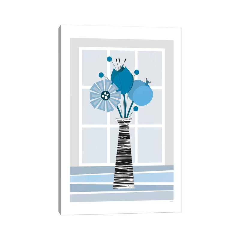 Flowers by TomasDesign - Wrapped Canvas Print, 20.32 cm H x 30.48 cm W