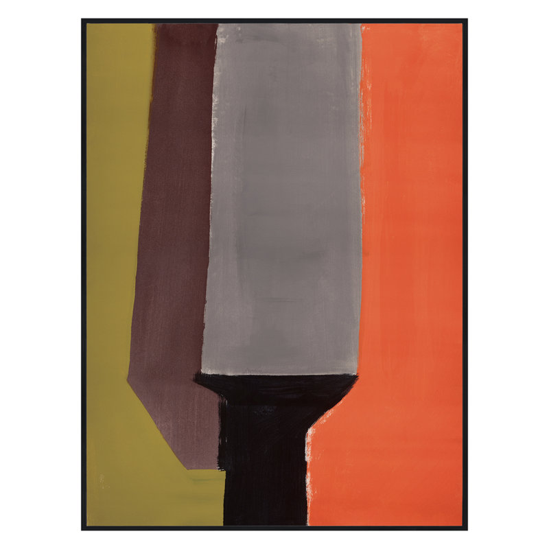 «Block Field 2» par Jo Stearns - reproduction encadrée sur toile