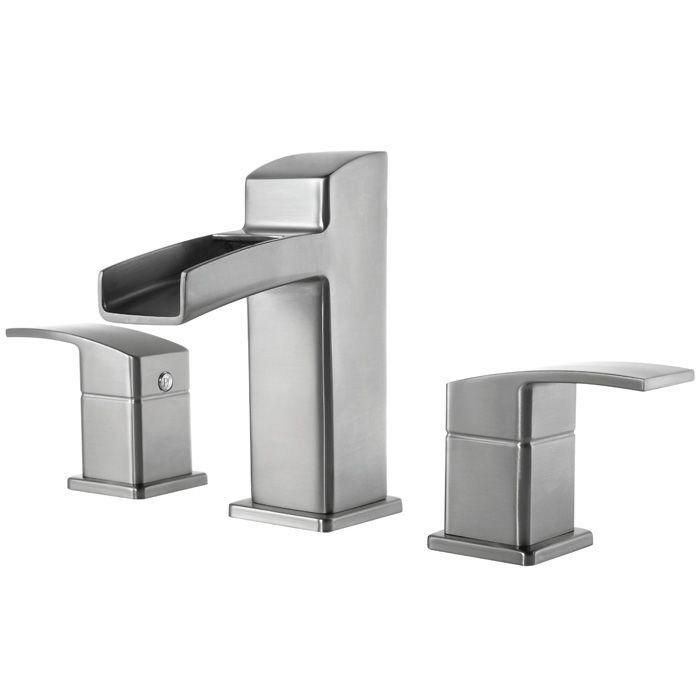 Kenzo Widespread Bathroom Faucet, Brushed Nickel