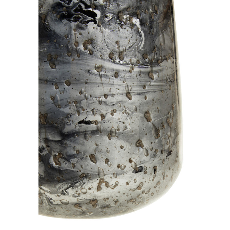 Marlene Glass Table Vase, 20cm H x 15cm W x 15cm D