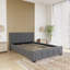 Annaira Fabric Bed Frame Bedroom Furniture, UKFR Certified-1539351066-1539351069