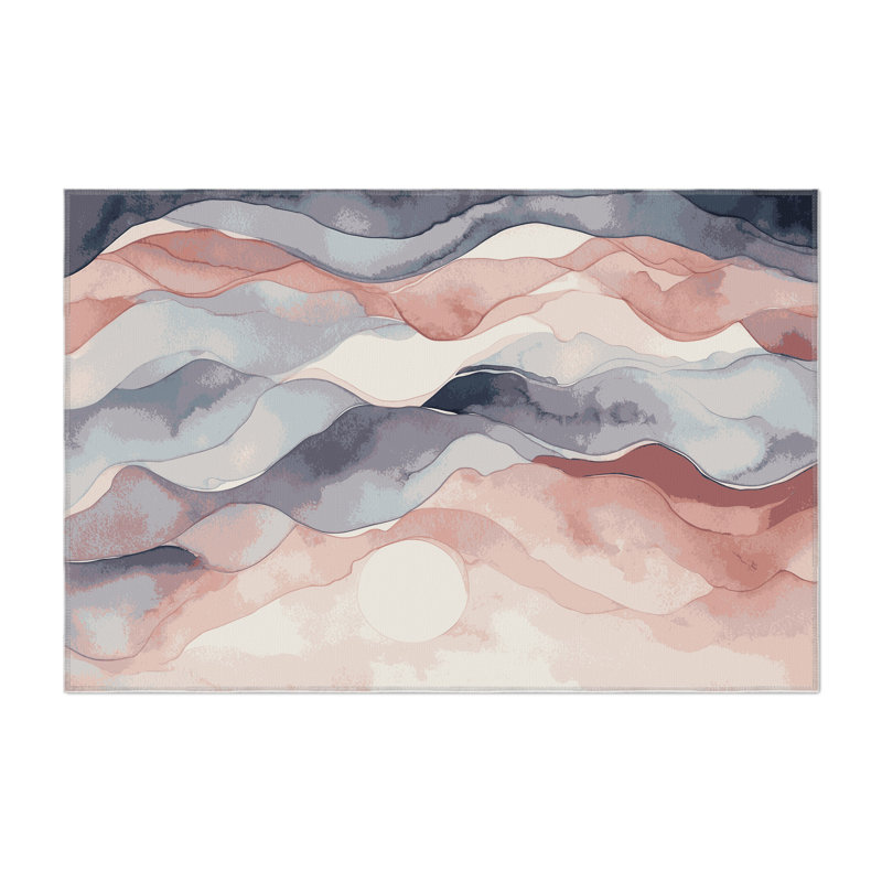 Coral Sky Indoor And Outdoor Area Rug, Rectangle 2' x 3'
