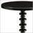Acton Black Finish Accent Table