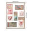 Reproduction d'art sur toile encadrée, "Vintage allumettes" par Elizabeth Medley-1145967763