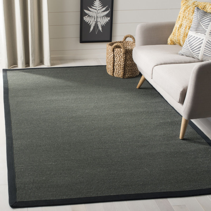 Puryear Natural Fiber Sisal Pile Solid Color Rug, Rectangle 3' x 5'
