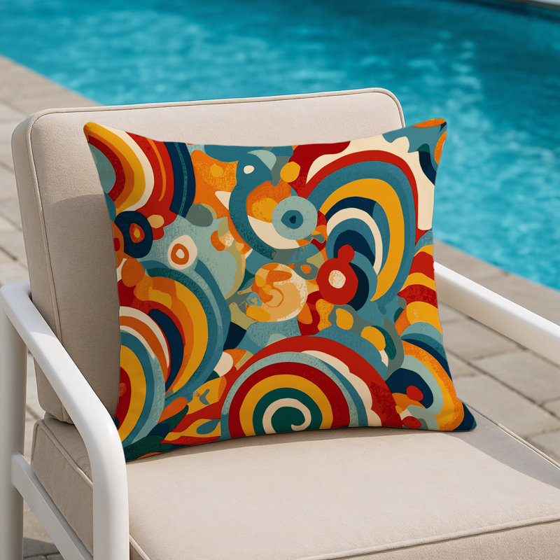 Snappy Shimmer Indoor And Outdoor Pillow, Square 16"