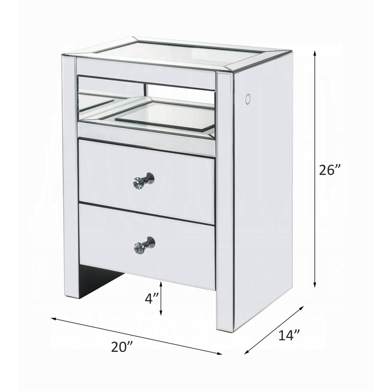 ACME Dominic Hartt avec DEL, miroir