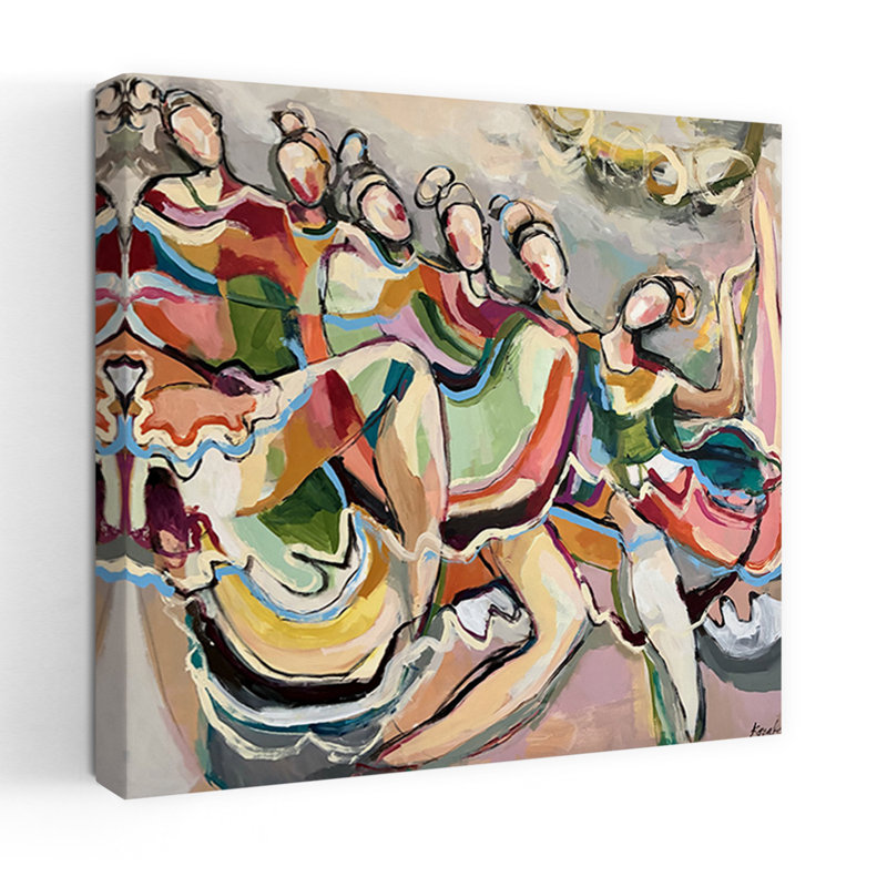 Art contemporain contemporain abstrait, H 18 po x l 18 po